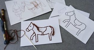 Atelier : Cartes à broder