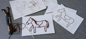 Atelier : Cartes à broder