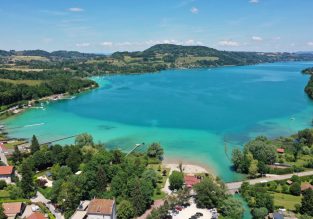 Boucle cyclo à partir de La Belle Via : Le Lac de Paladru