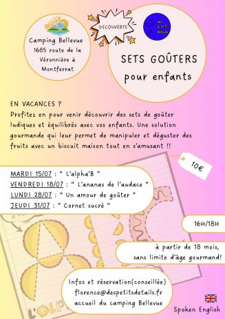 Activité ludique autour du goûter