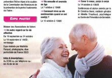 Vernissage de l’exposition photo : Il n’y a pas d’âge pour parler d’amour