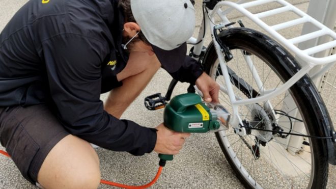 Marquage de vélo_Charavines