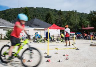 Parcours de maniabilité vélo