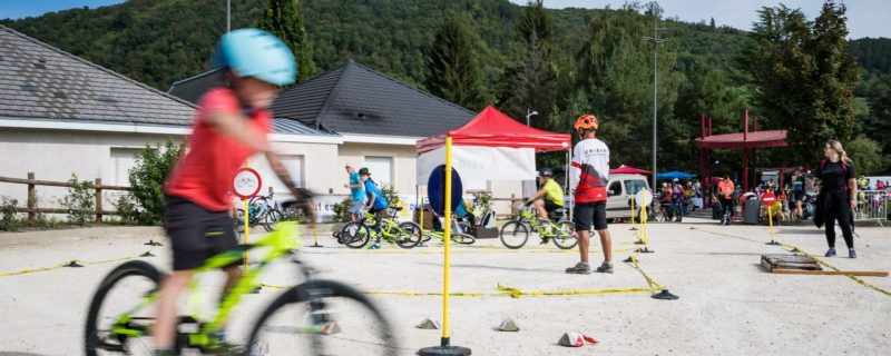 Parcours de maniabilité vélo