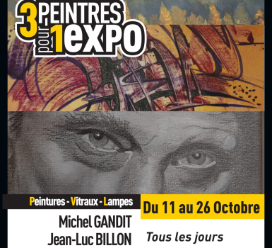 Exposition : 3 peintres pour 1 expo