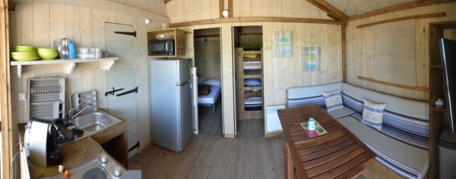 Eco-chalet vue 360