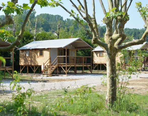 Eco-chalet vue extérieure