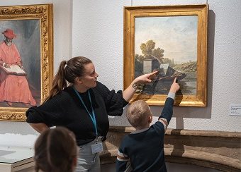 Visite-enquête en famille : La palette de Lucien