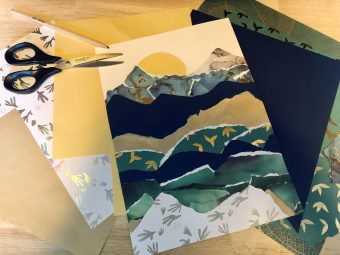 Atelier paysages en collage_Voiron