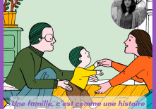 Exposition d’Aurore Petit : Une famille, c’est comme une histoire