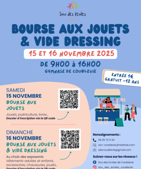 Bourse aux jouets & Vide dressing