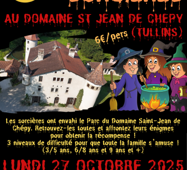 Chasse aux sorcières au Domaine Saint-Jean de Chépy