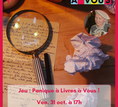 Jeu : Panique à Livres à vous