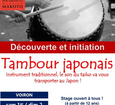 Portes ouvertes : Découverte du tambour japonais