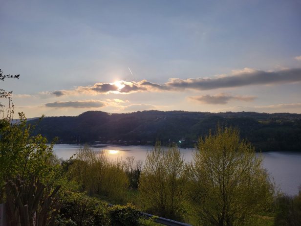 Coucher de soleil depuis le dôme étoilé