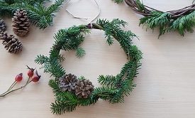 Atelier : Couronne végétale