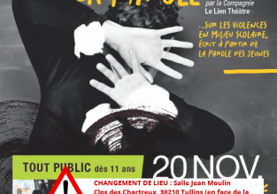 Complet – Théâtre-débat : Tu m’agresses la parole