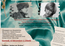 Théâtre : Sarah, Sagan Correspondances