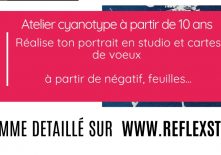 Portrait au cyanotype