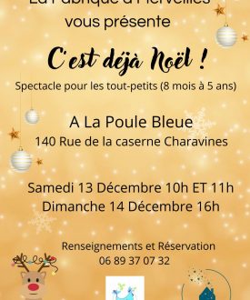 Spectacle pour les tout-petits : C’est déjà Noël !