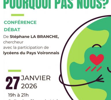 Conférence-débat : Le climat change, pourquoi pas nous ?