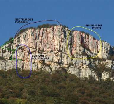 Site d’escalade Rochebrune, le Grand Ratz