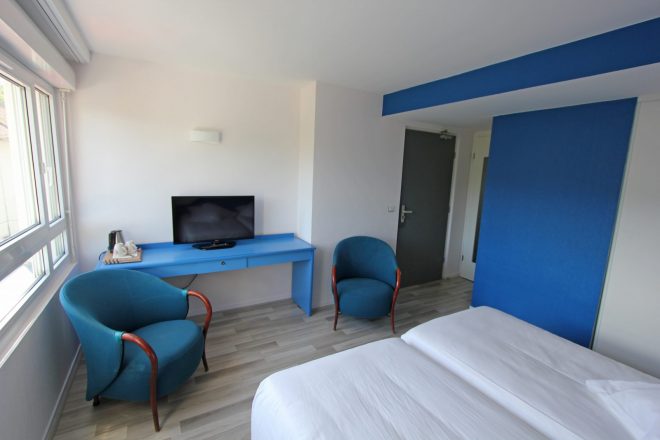 Beau Rivage hotel blue room 2