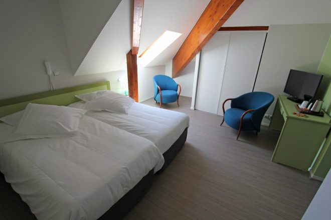 Grünes Zimmer im Beau Rivage Hotel