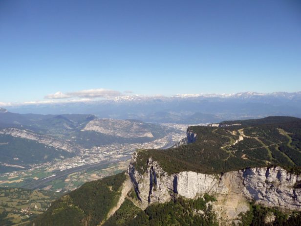Montaud - Blick über Grenoble